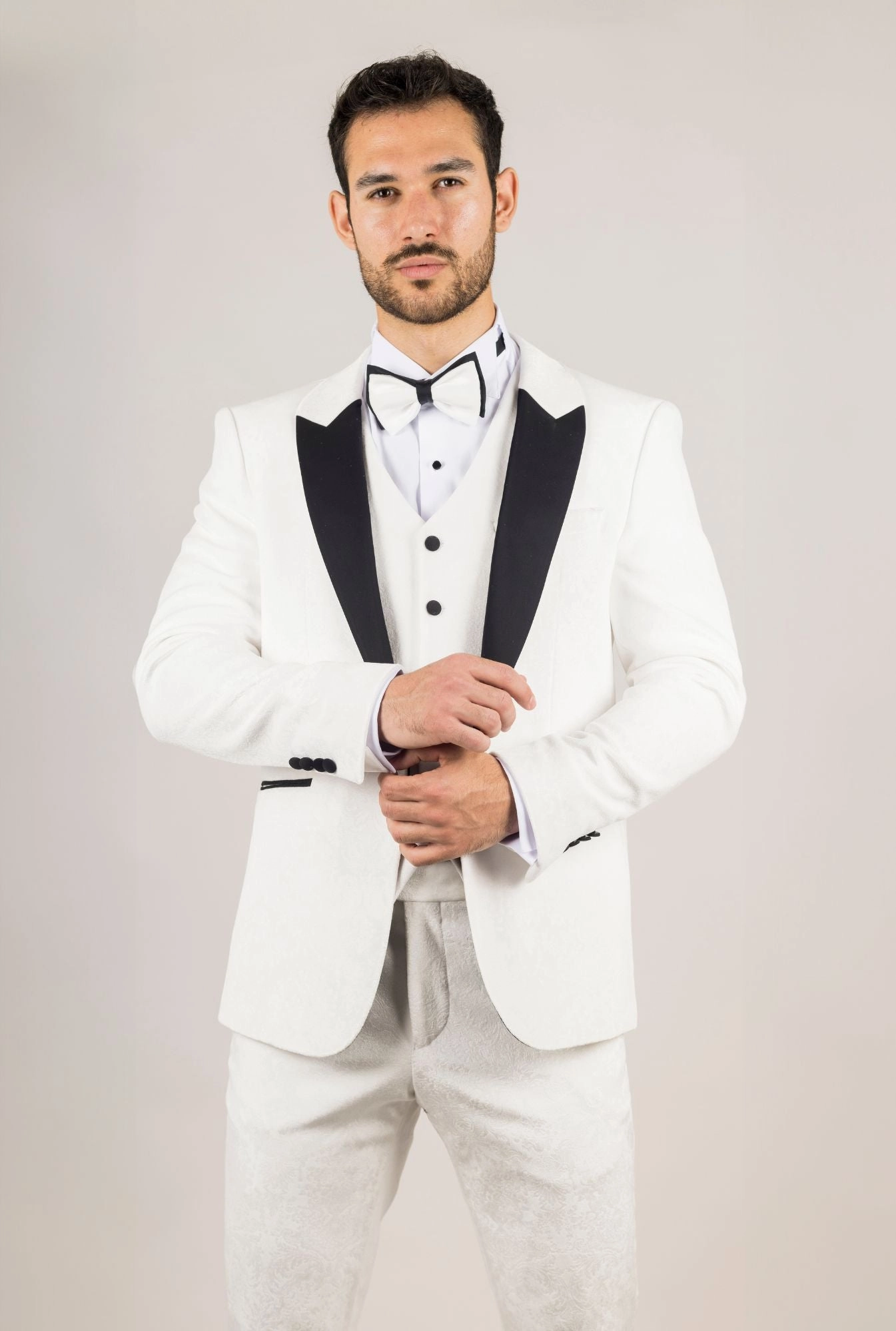 3 Piece Suit Velvet Paisley Shawl Collar Tailored Fit Wedding Tuxedo