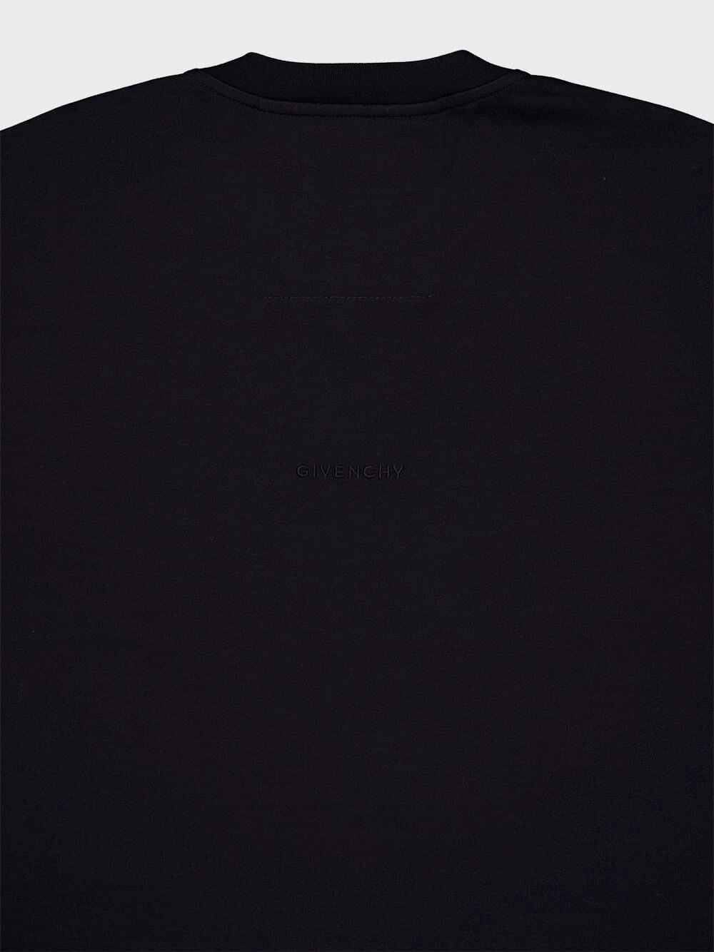 4G Embroidery Black T-Shirt