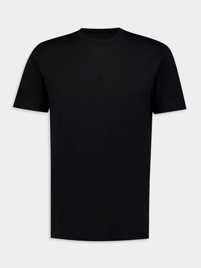 4G Embroidery Black T-Shirt Tops Mens - flannel shirts