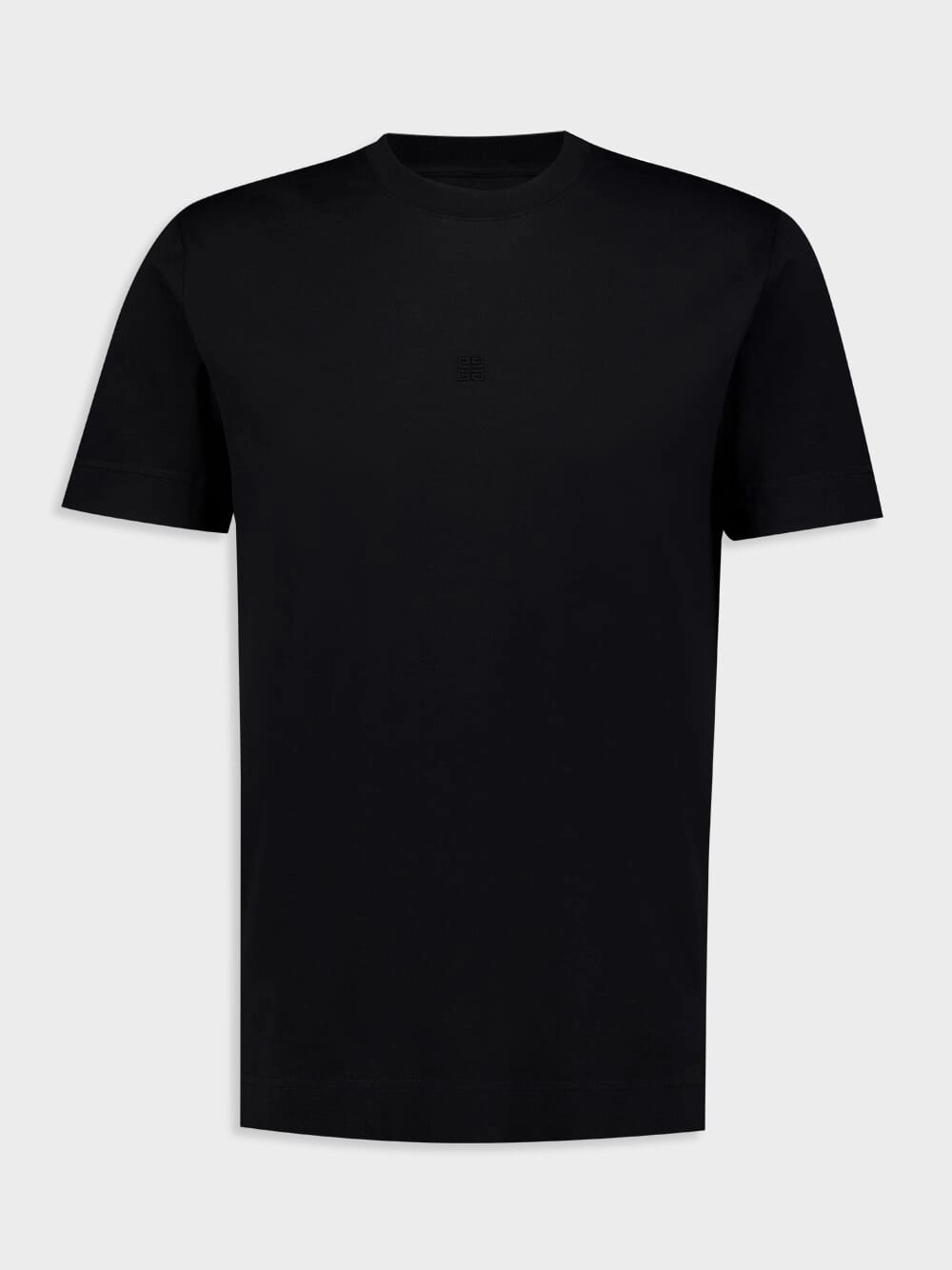 4G Embroidery Black T-Shirt Tops Mens - flannel shirts