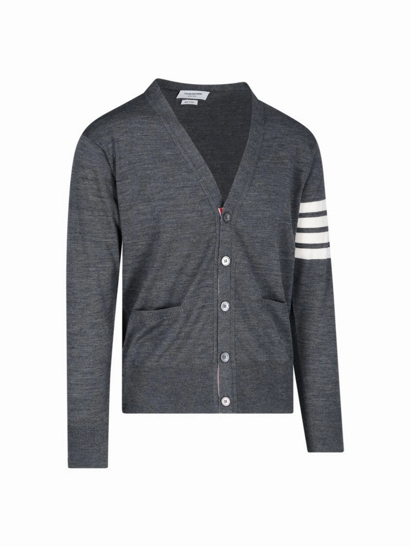 '4-Bar' Cardigan ?C Grey
