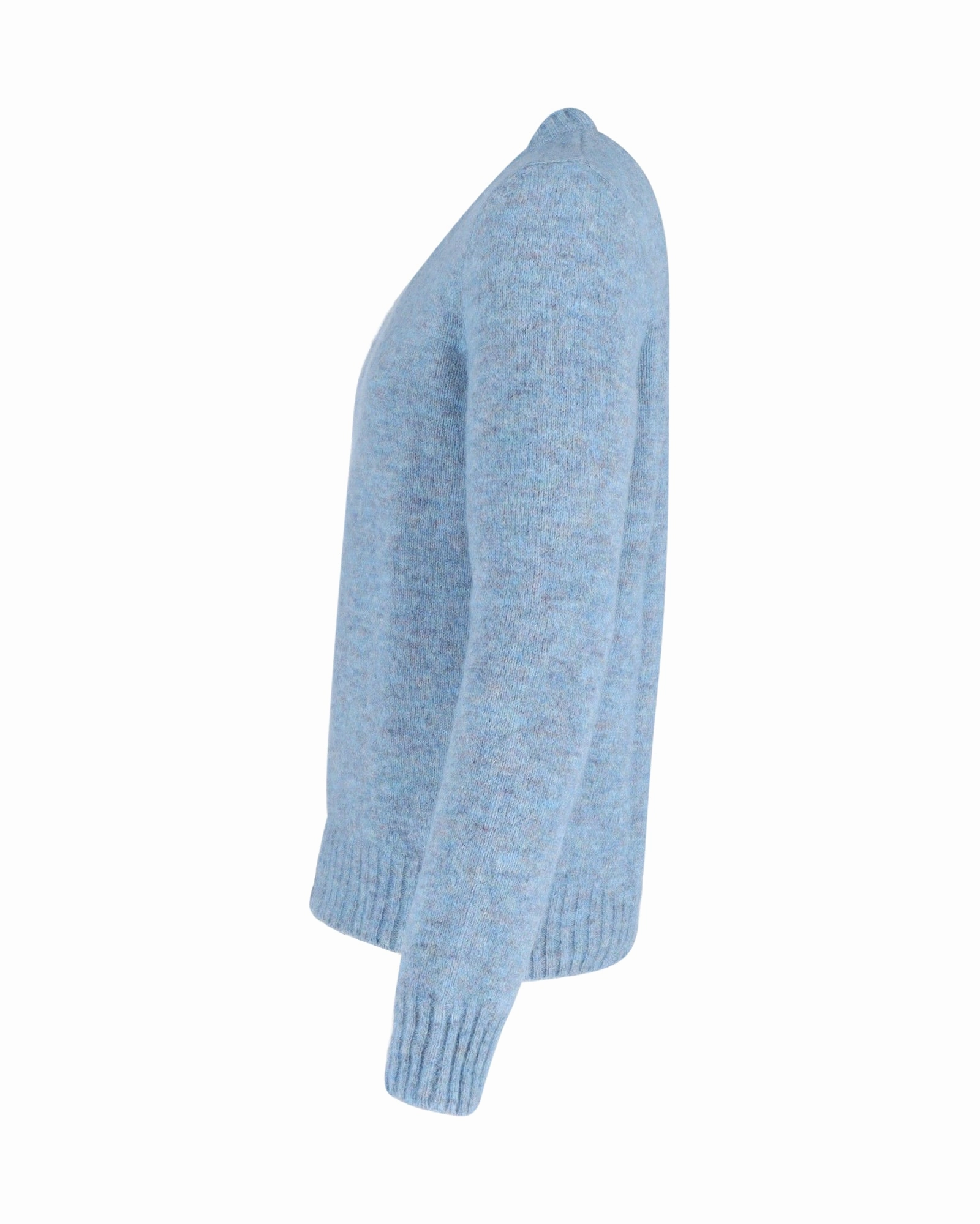 A.P.C. Alpaca-Blend Lucas Sweater in Blue Wool