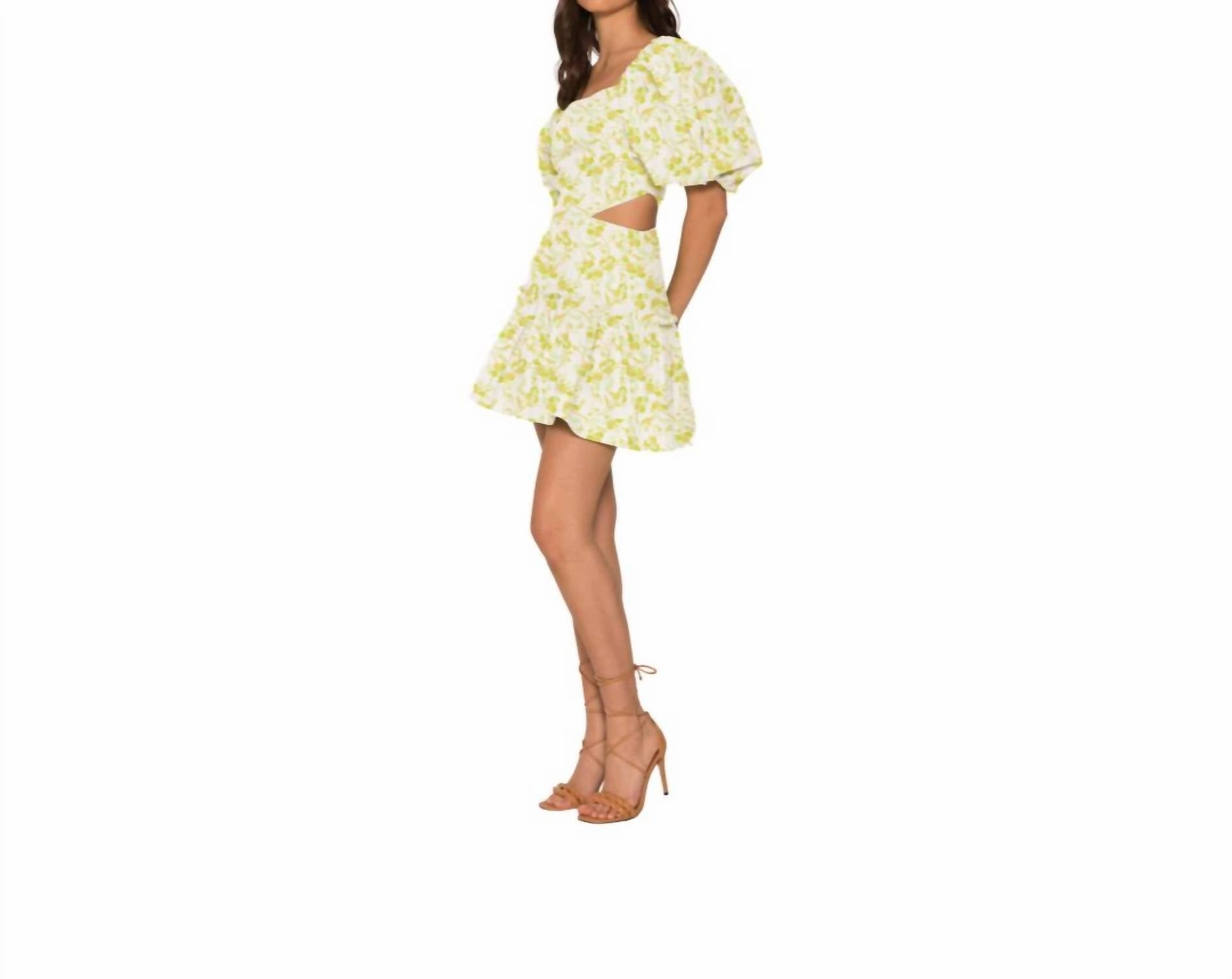 Ada Mini Dress in Verdant Green