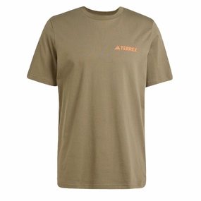 Adidas Terrex Graphic T-Shirt Olive Strata henley shirts online