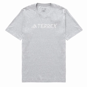 Adidas Terrex Logo T-Shirt Grey henley shirts online