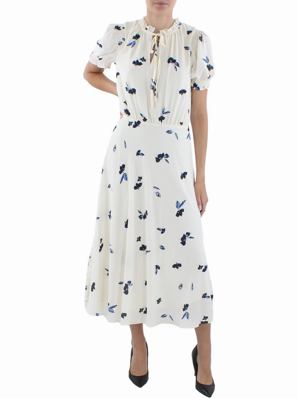 Adrastia Womens Smocked Long Maxi Dress