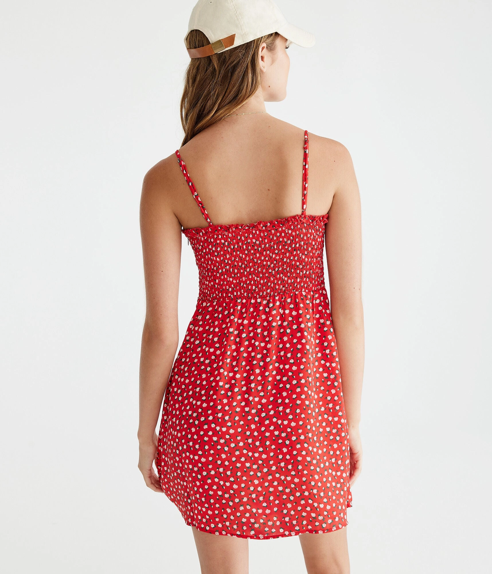 Aeropostale Floral Sweetheart Fit & Flare Dress