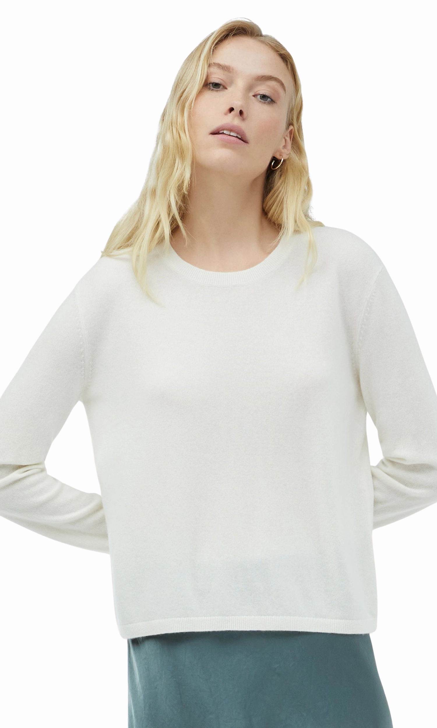 Airy Cashmere Crewneck Sweater