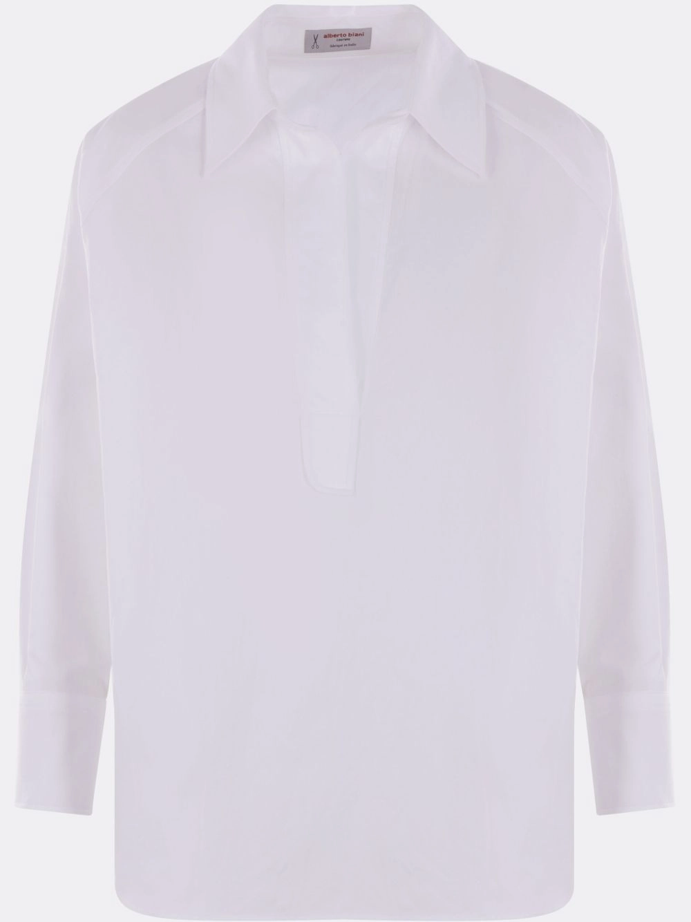 Alberto Biani Women's V-Neck Cotton Shirt