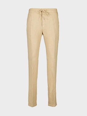 Almond Casual Fit Drawstring Linen Pants Bottoms Mens - cheap mens shorts online