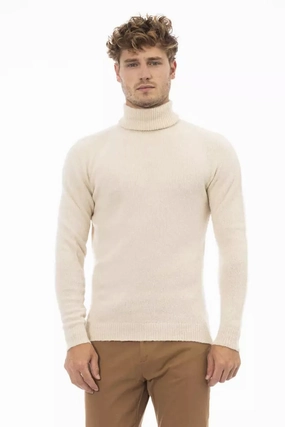 Alpha Studio Alpaca Leather Men Men's Sweater turtleneck sweaters sale