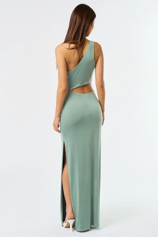 Amalfi Sunset One Shoulder Dress