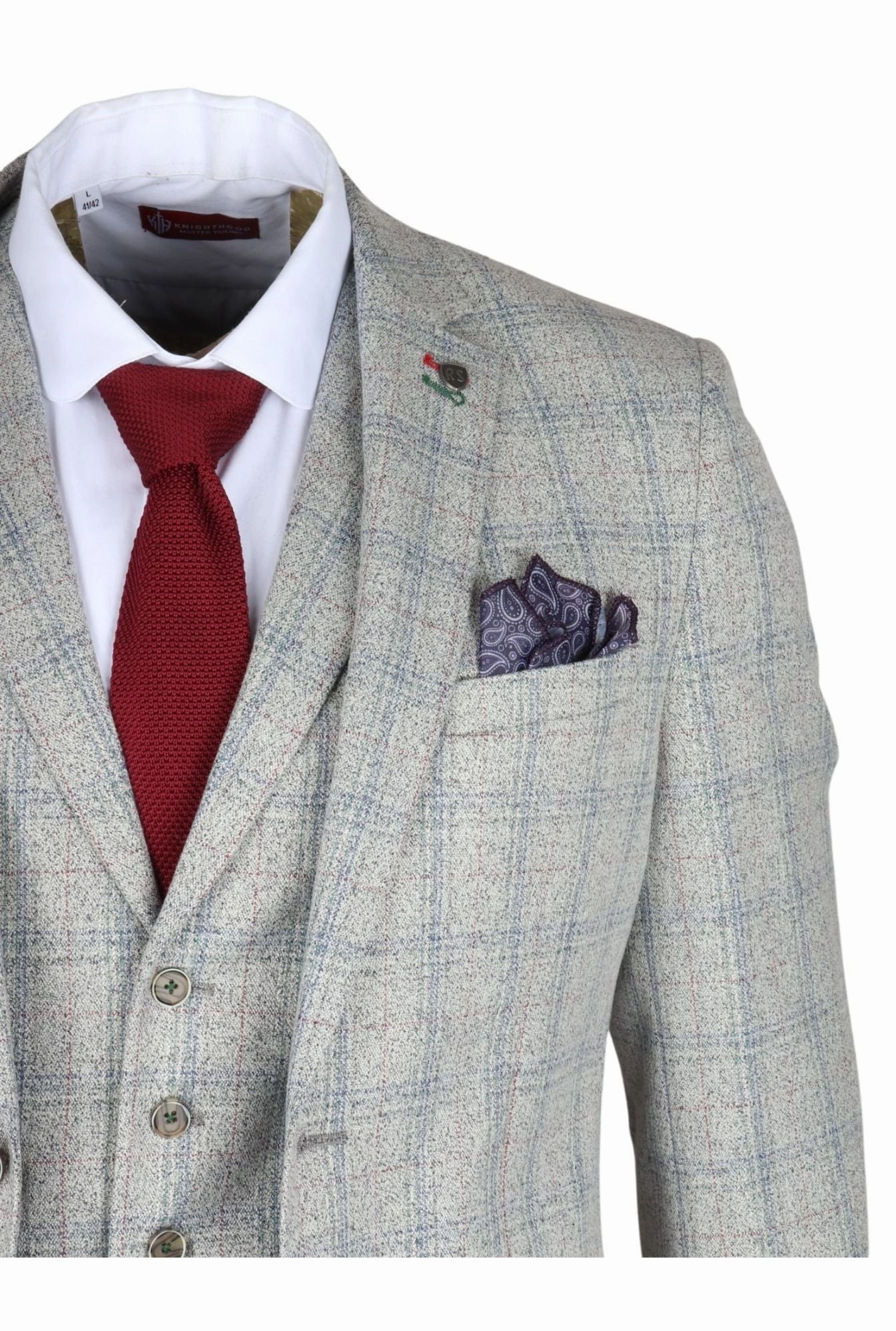 Andrew 3 Piece Checked Suit