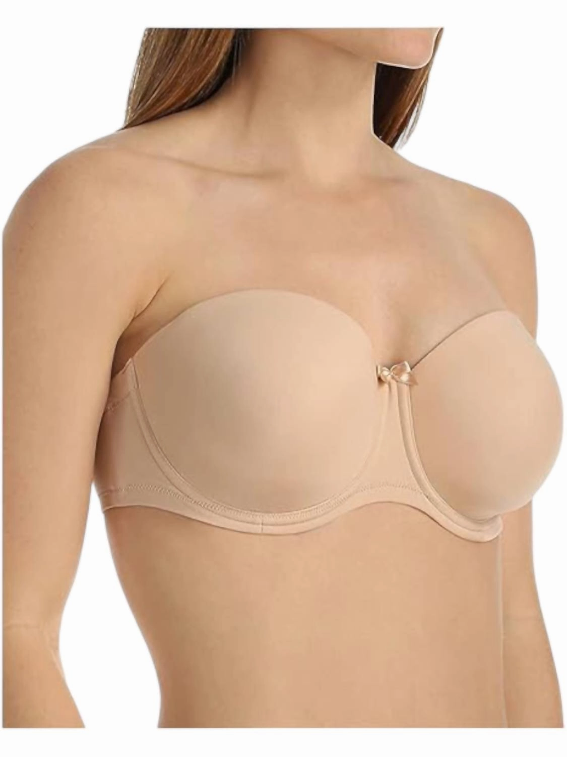 Antinea Essential Fit Strapless Bra In Nude