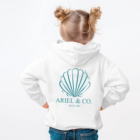 Ariel & Co 1989 Back Logo Hoodie Holiday Collection - vacation wear sale
