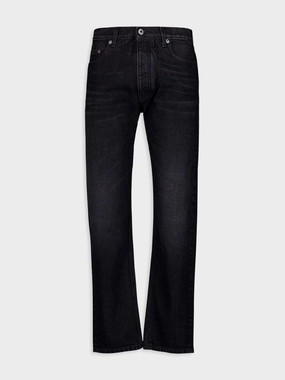Arr Tab Logo-Patch Tapered Jeans Bottoms Mens - cheap mens shorts online
