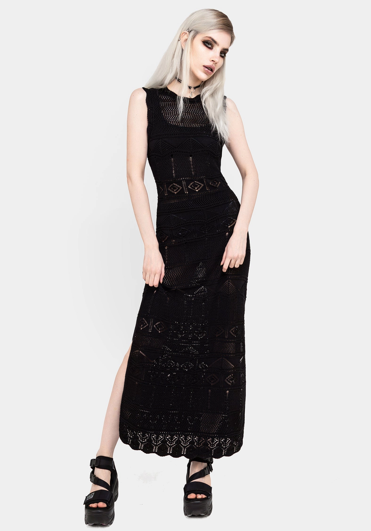 Astral Pointelle Maxi Dress