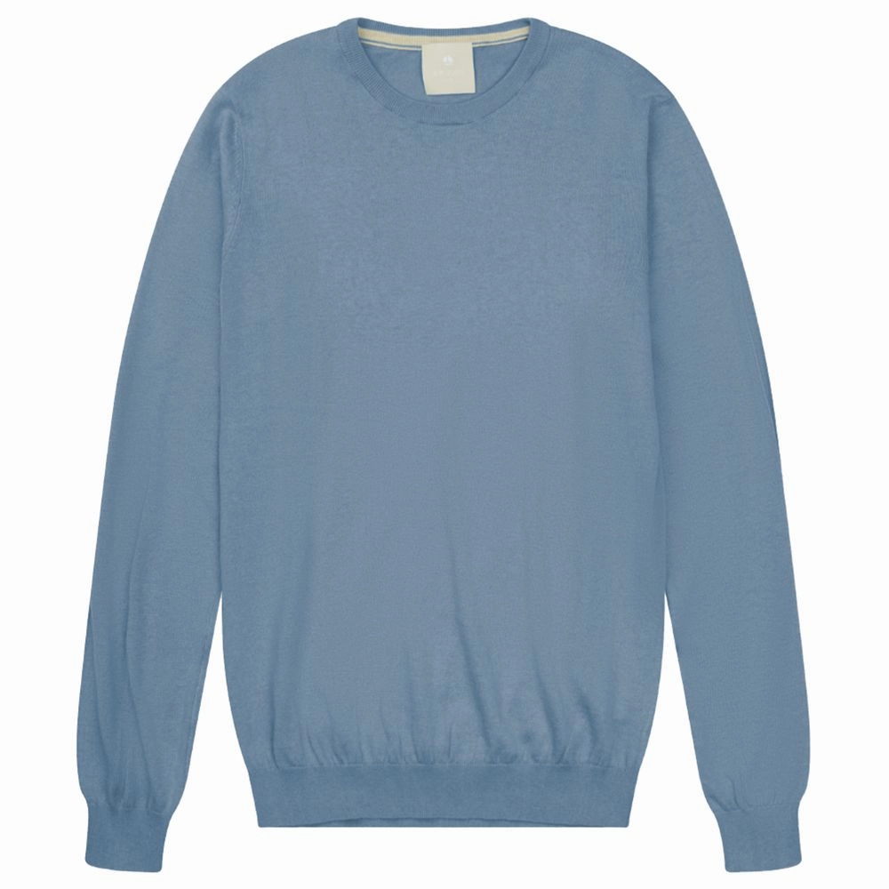 AT.P.CO blue Cotton Men's Sweater knit sweaters cheap