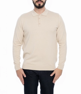 AUBURN POLO SWEATER chunky knit discount