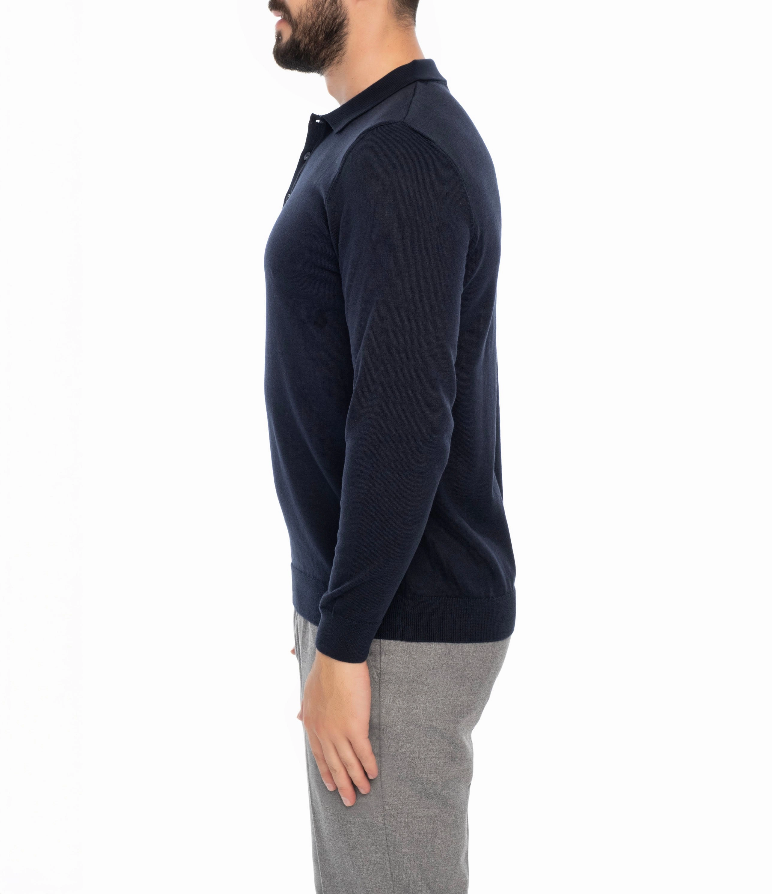 AUBURN POLO SWEATER