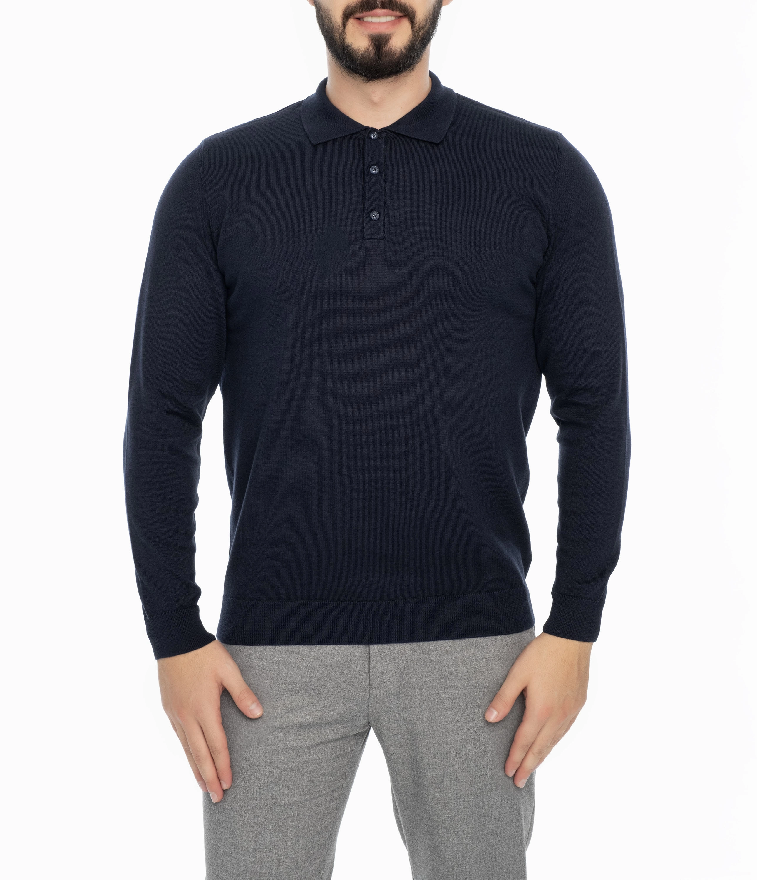 AUBURN POLO SWEATER designer sweaters outlet