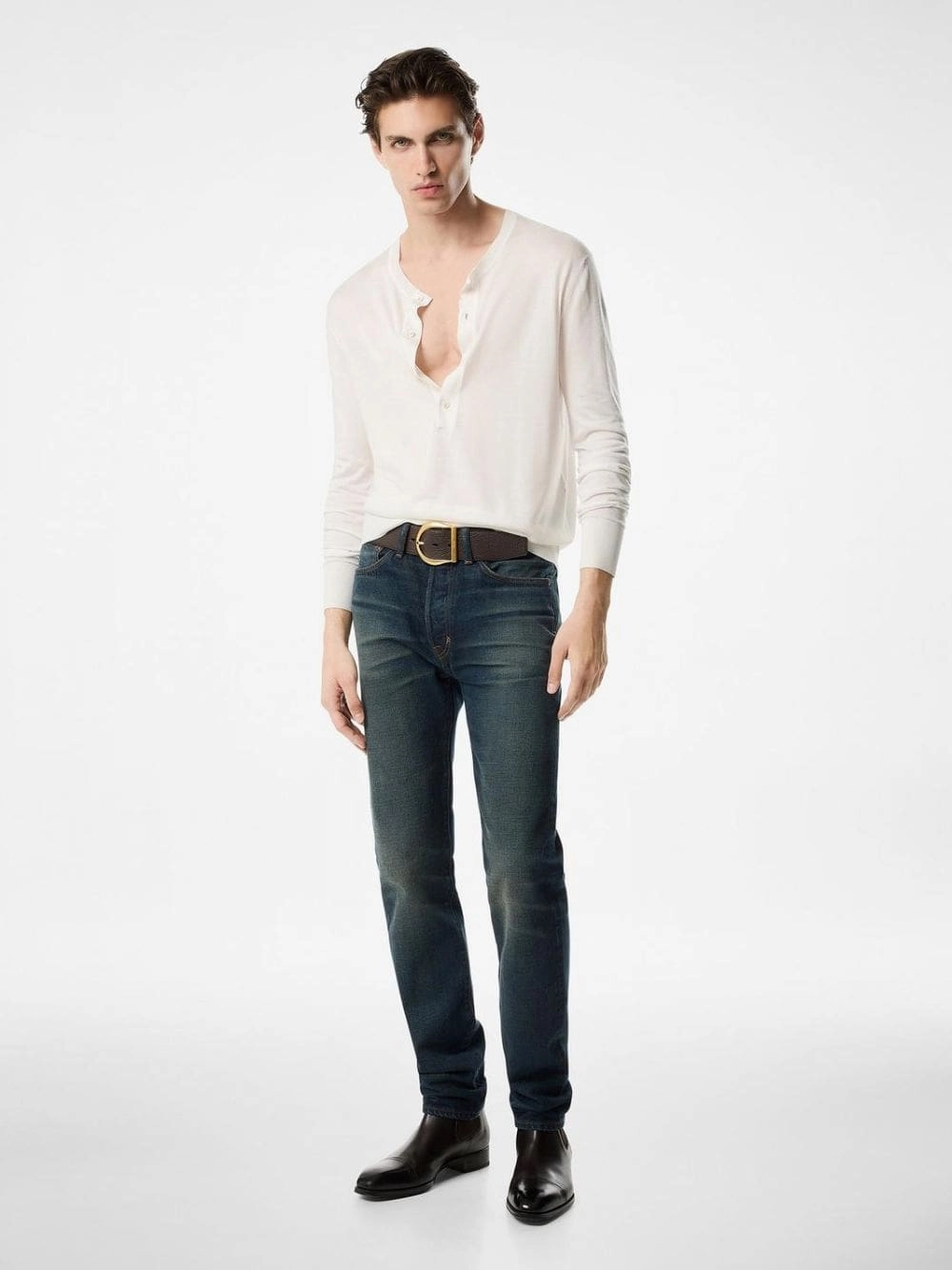Authentic Selvedge Standard Fit Denim in Blue