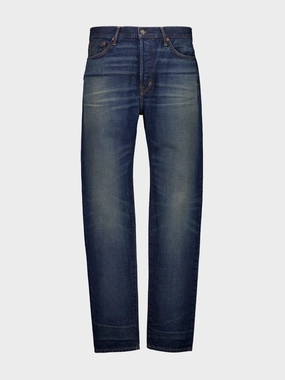 Authentic Selvedge Standard Fit Denim in Blue Bottoms Mens - cheap mens shorts online