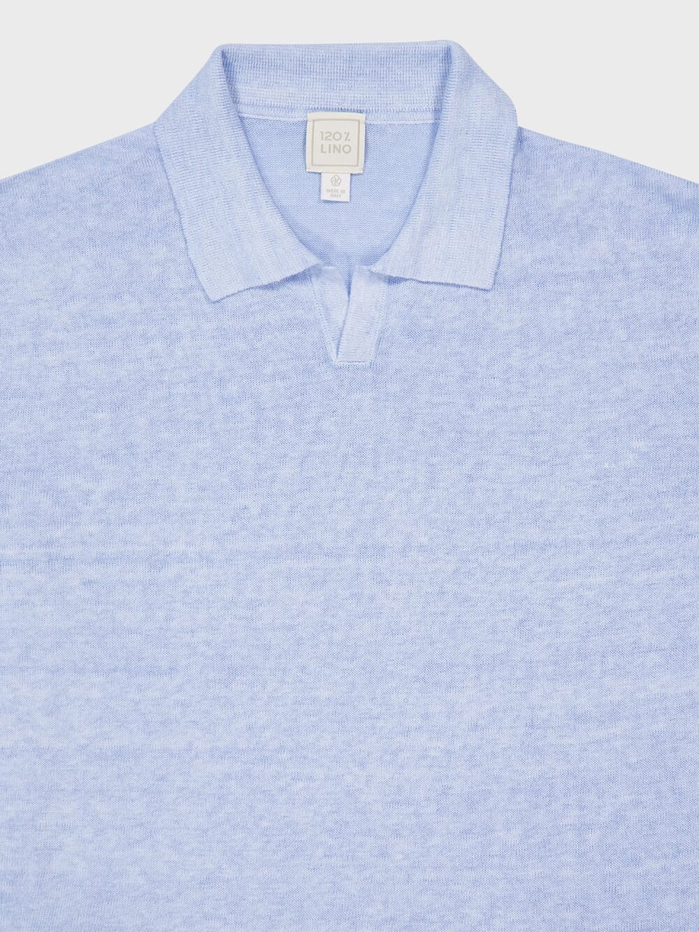 Azzurro Blue Short-Sleeve Knit Jumper