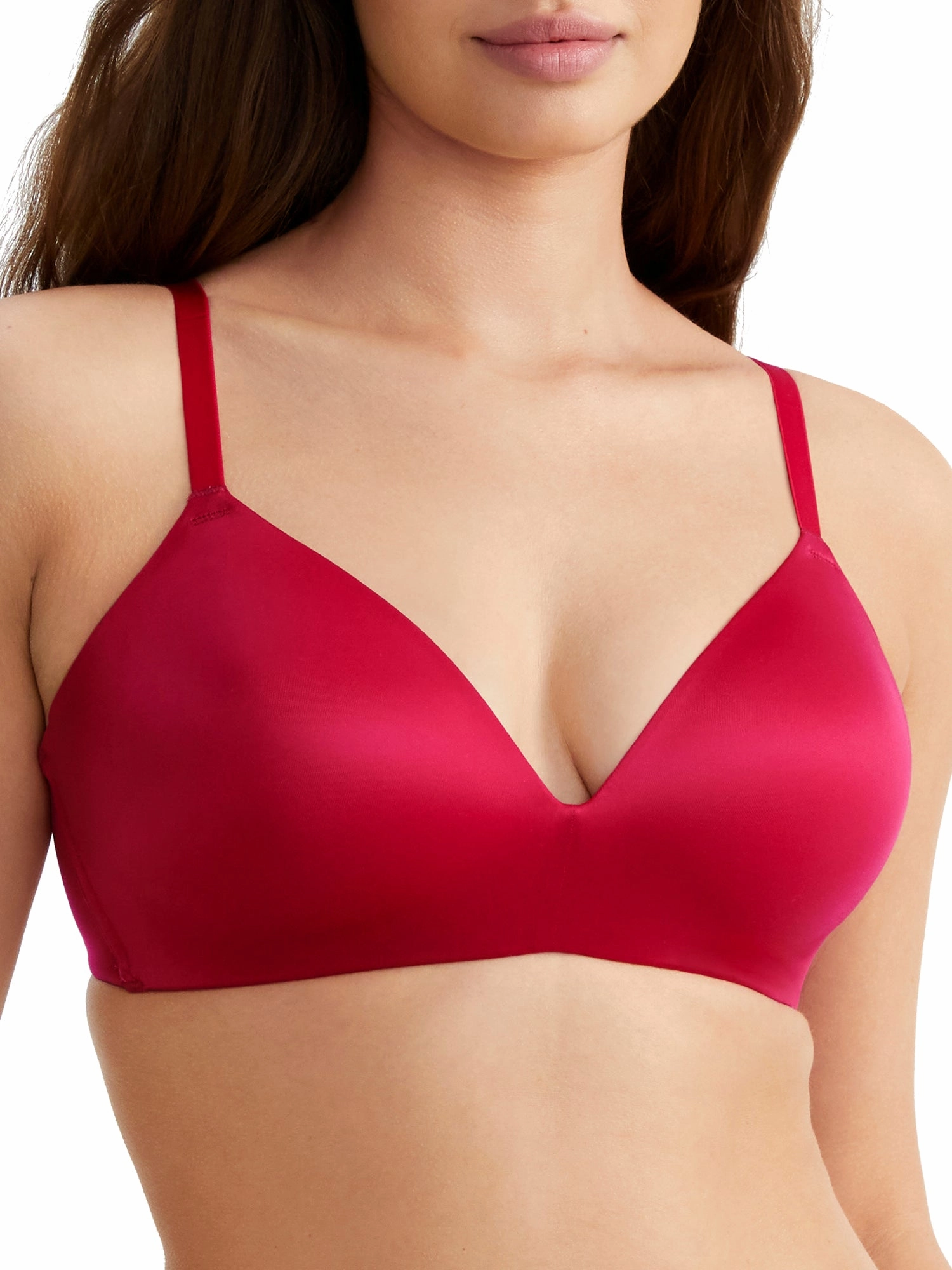 b.tempt'd by Wacoal Women's Future Foundations Wire-Free Plunge T-Shirt Bra
