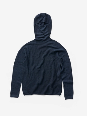 Balaclava Sweater - Carbon Blue turtleneck sweaters sale