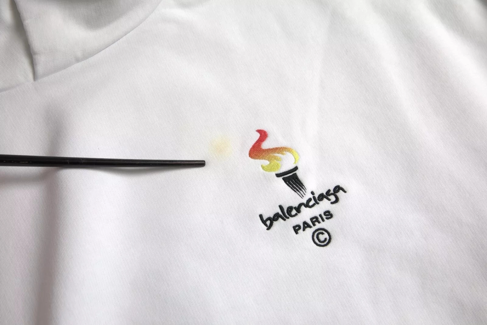 Balenciaga Cotton Logo Hooded Pullover Oversize Men's Sweater (Pre-Owned)