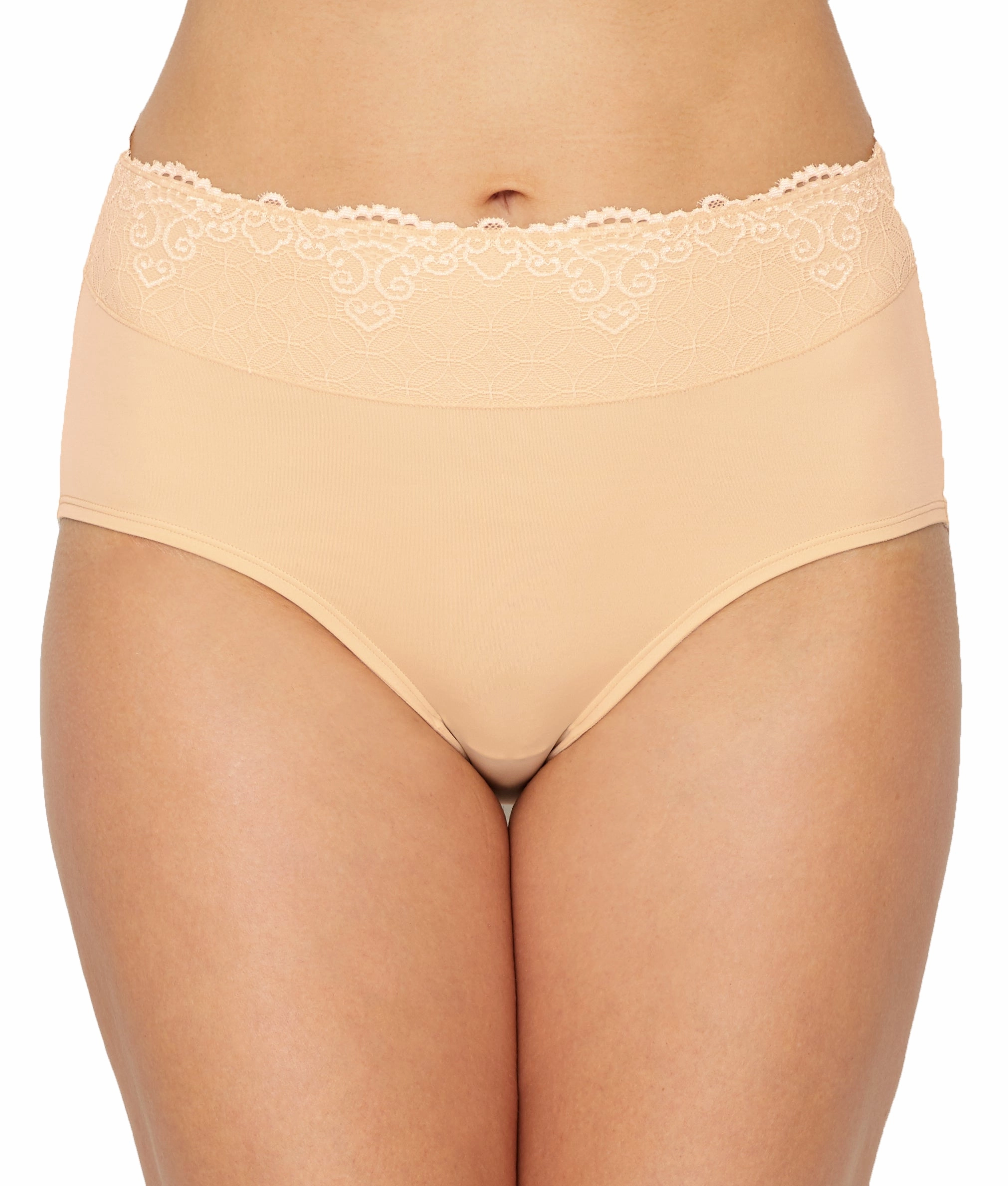 Bali Women's Smooth Passion For Comfort Lace Brief
