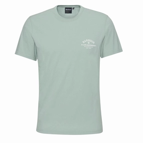 Barbour Cranmer Logo T-Shirt Pale Apple henley shirts online