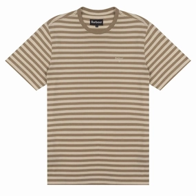 Barbour Delamere Stripe T-Shirt Coriander henley shirts online