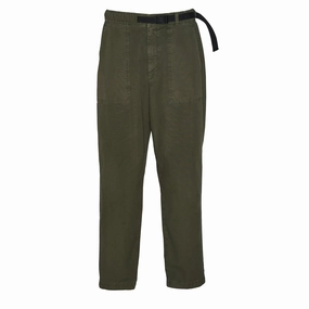 Barbour Grindle Relaxed Canvas Trouser Mid Olive mens joggers promo code