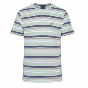 Barbour Houstead Stripe Tailored Fit T-Shirt Pale Apple henley shirts online