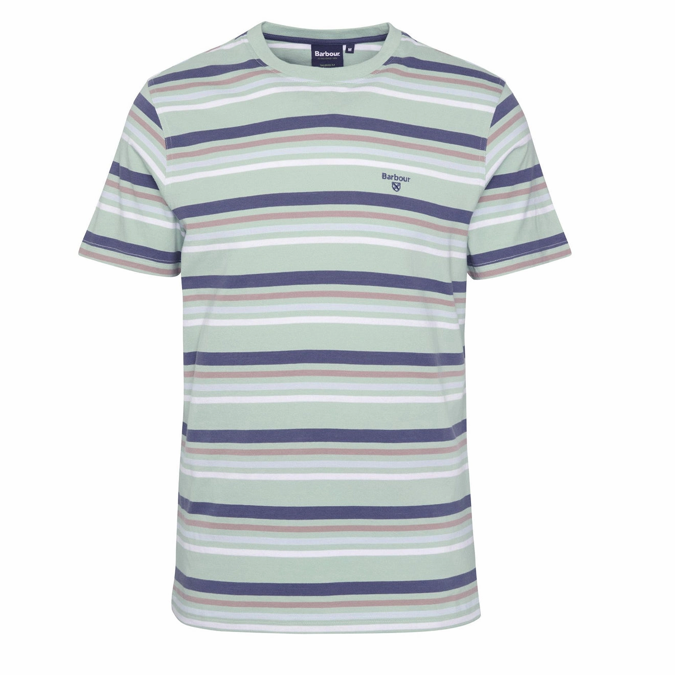 Barbour Houstead Stripe Tailored Fit T-Shirt Pale Apple henley shirts online