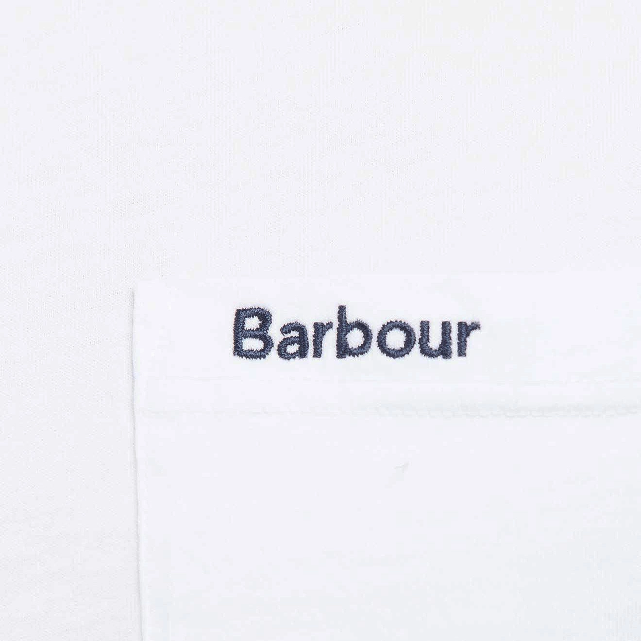 Barbour Langdon Pocket T-Shirt Classic White