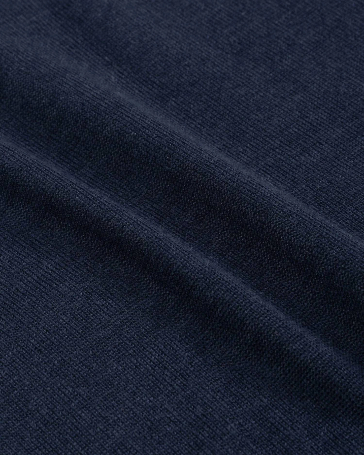 Baron Wool Blend 1/4 Zip Pullover Sweater In Twilight