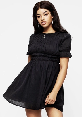 Bedelia Cotton Mini Dress Dresses Womens - women's dresses clearance