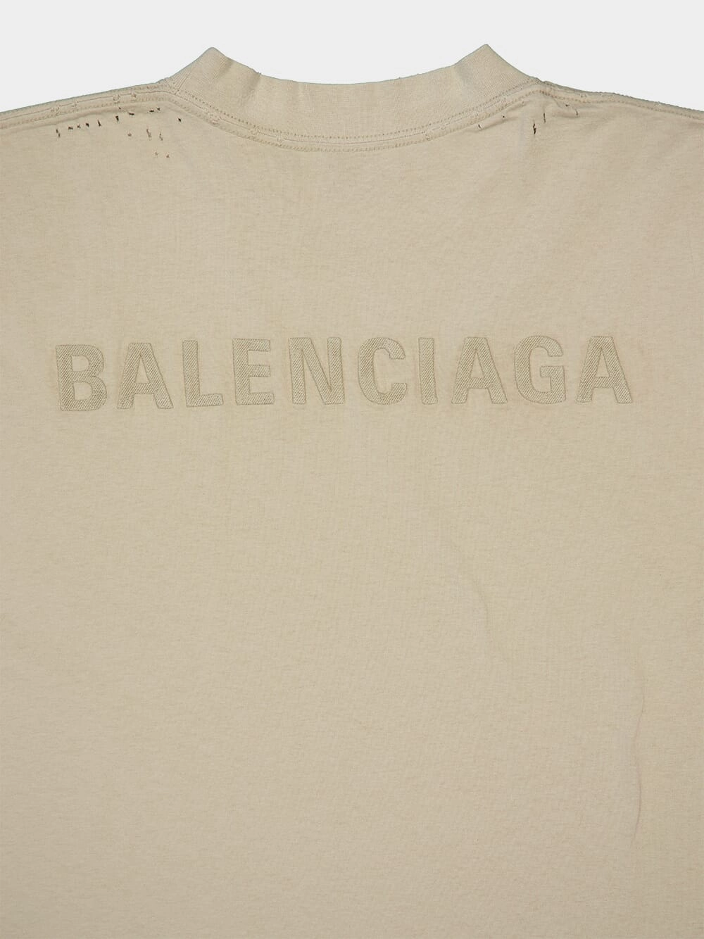 Beige Back Medium Fit T-Shirt