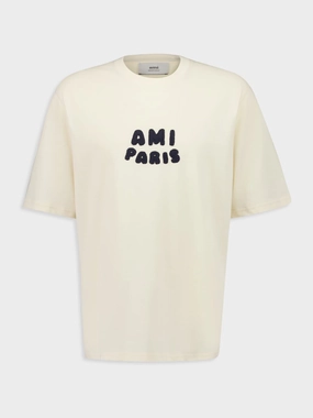 Beige Cotton Patch T-Shirt Tops Mens - flannel shirts