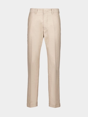 Beige Cotton Satin Chino Trousers Bottoms Mens - cheap mens shorts online