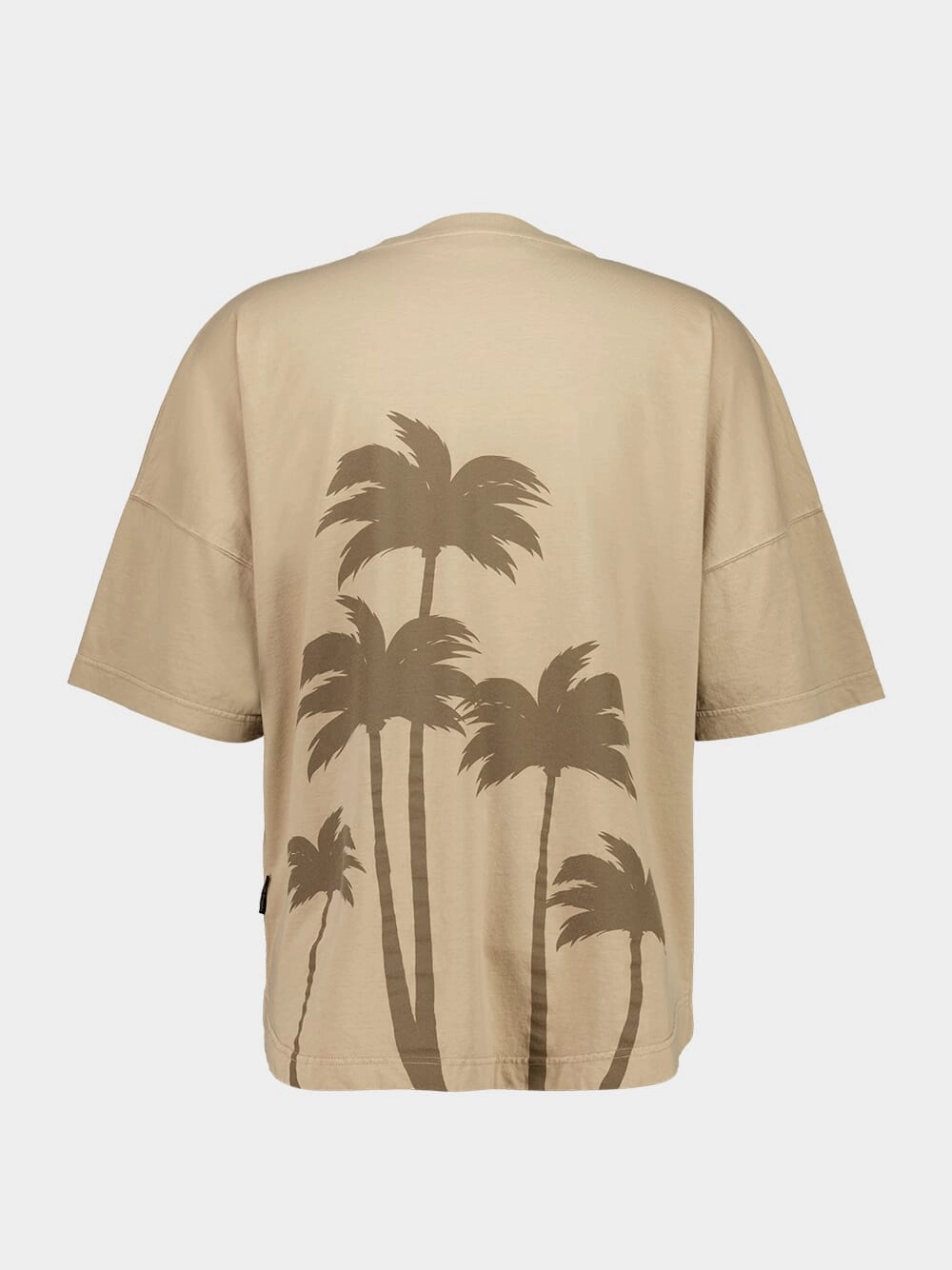 Beige Oversized Palm T-Shirt
