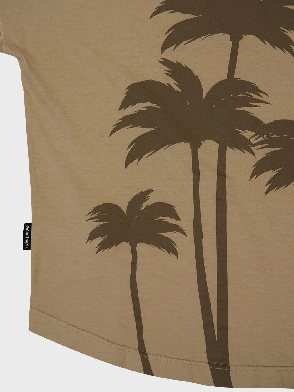 Beige Oversized Palm T-Shirt
