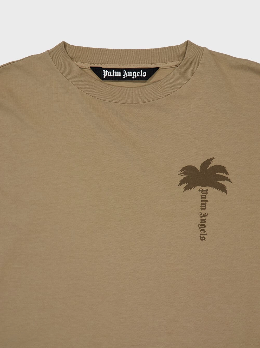 Beige Oversized Palm T-Shirt