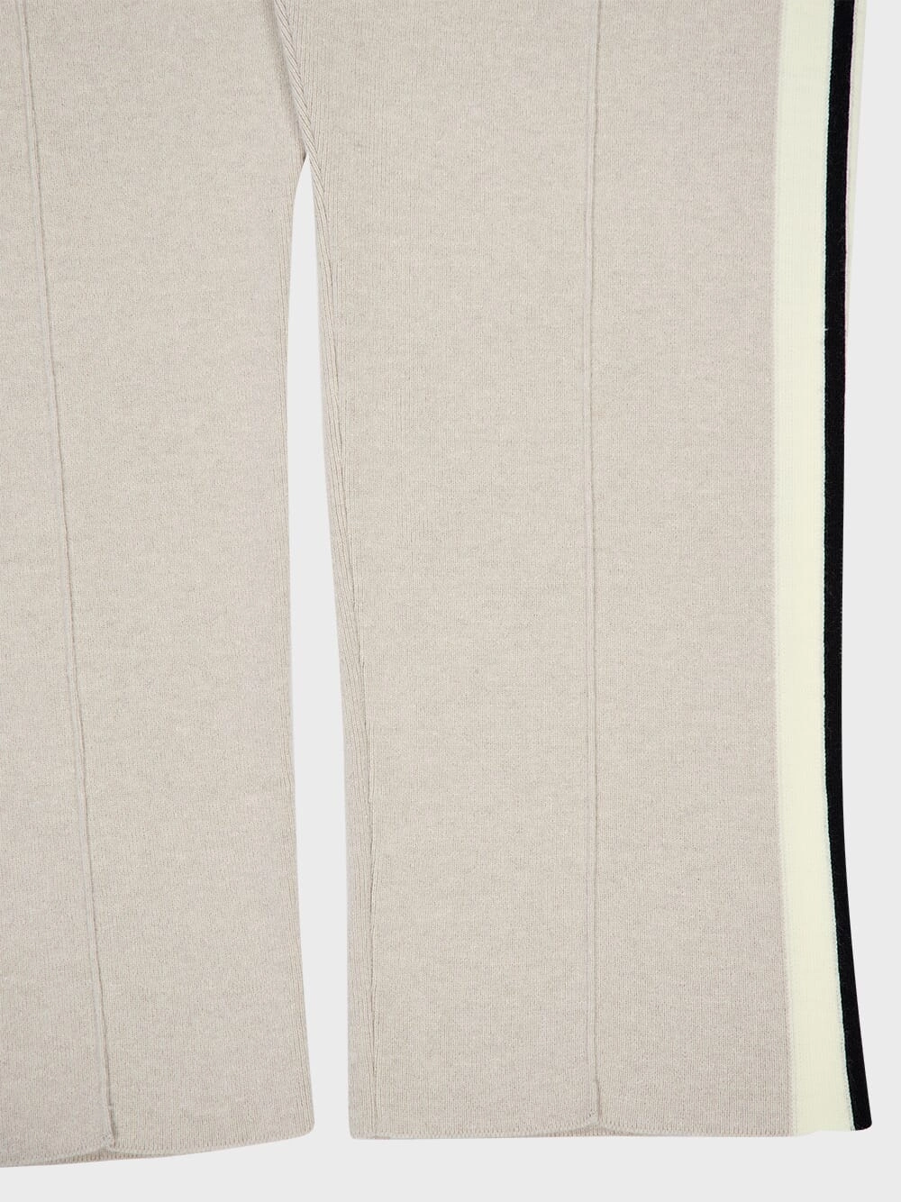Beige Wool-Cashmere Track Pants