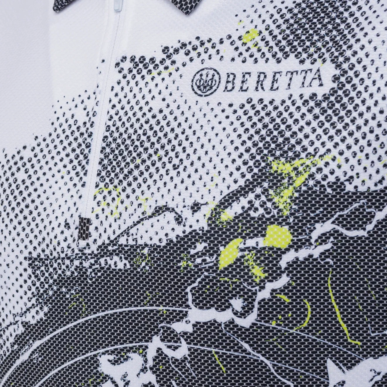 Beretta Rush Trident Polo Grey & White