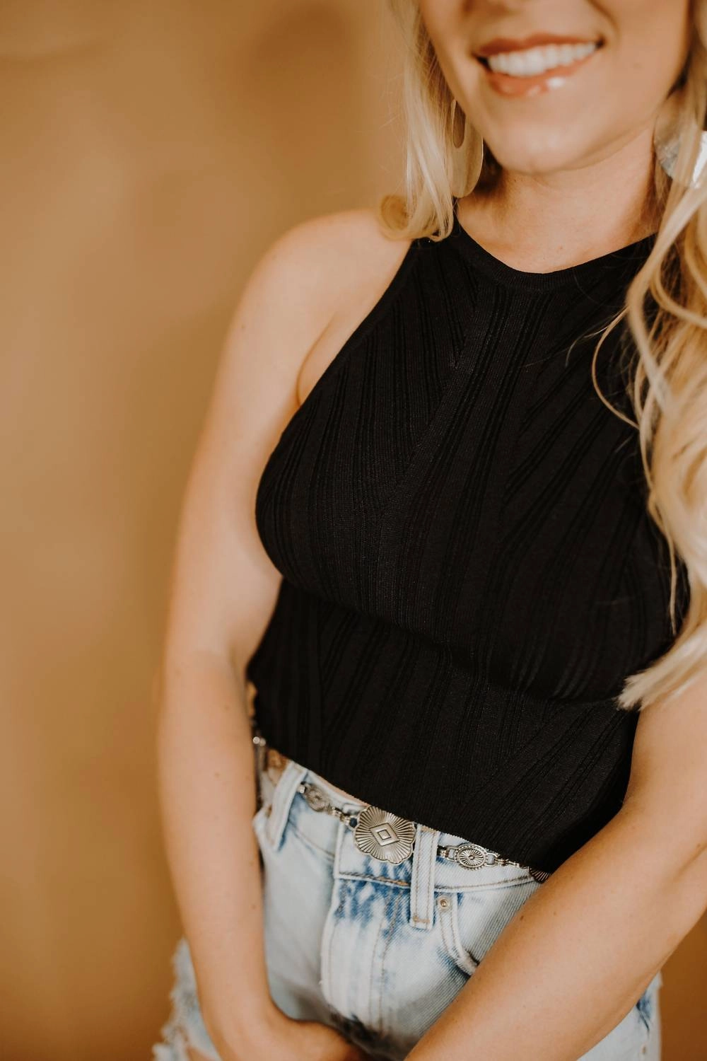 Betty Crop Top In Black