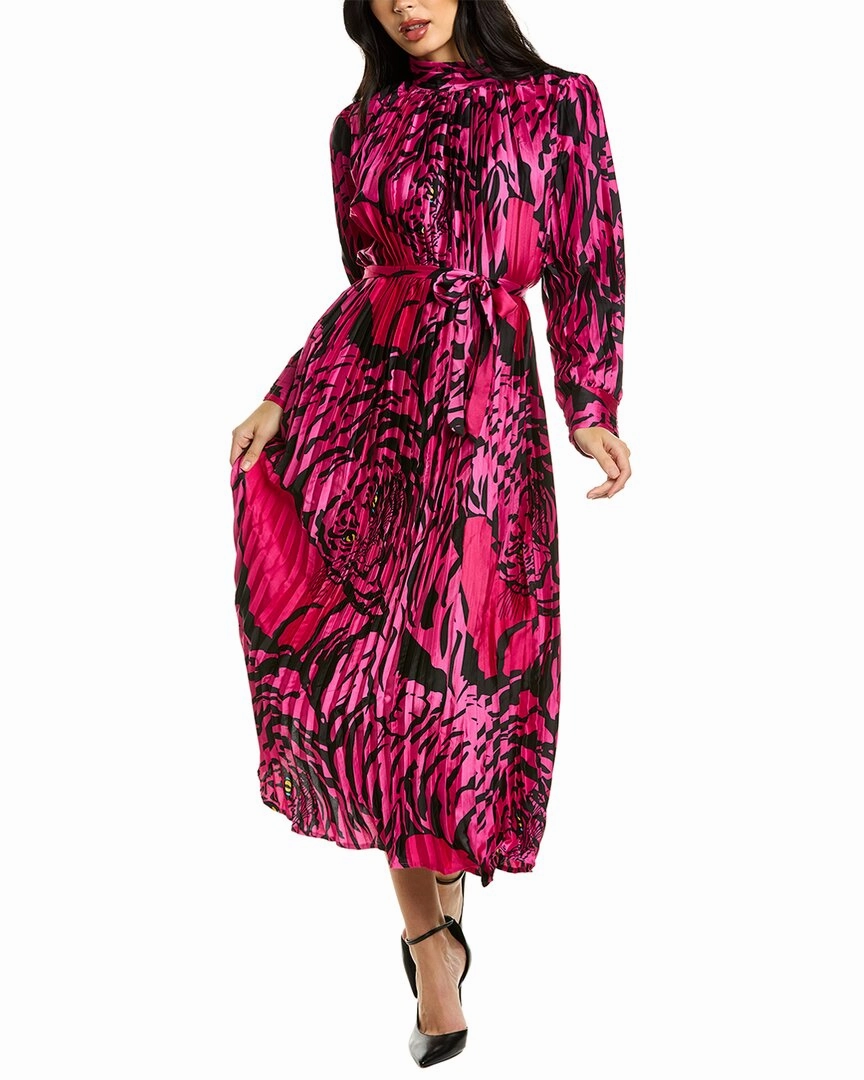 Beulah Pleated Midi Dress